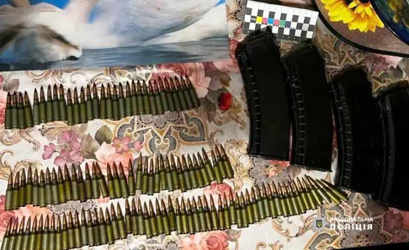 На Вінниччині виявили автомат Калашникова та понад сотню набоїв у приватному будинку