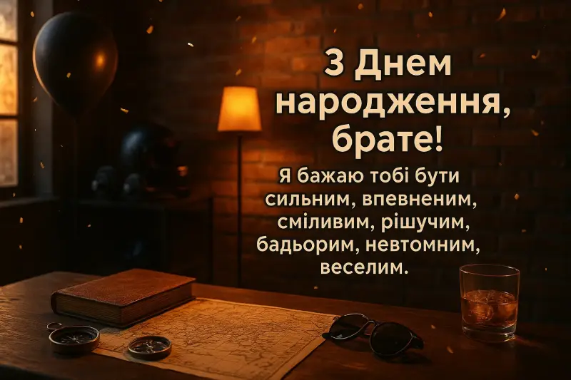 Зворушливе привітання з днем народження брату