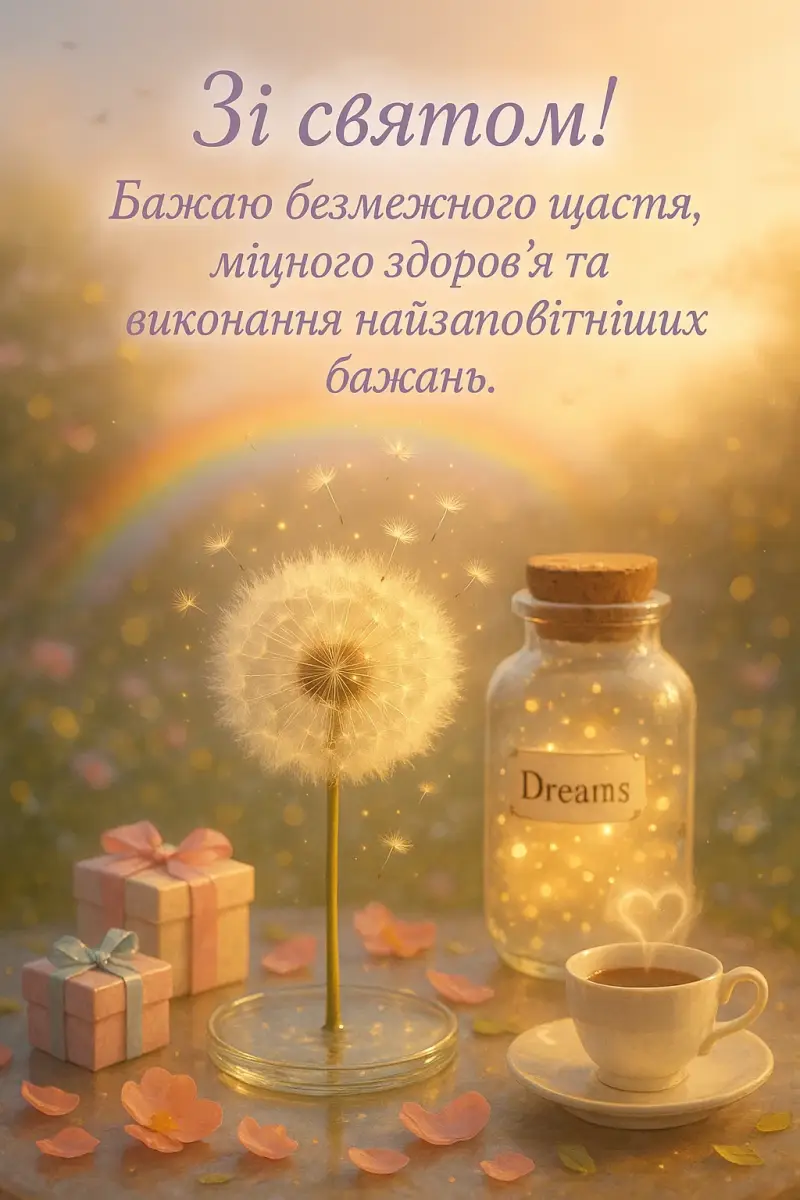 Привітання з днем народження своїми словами