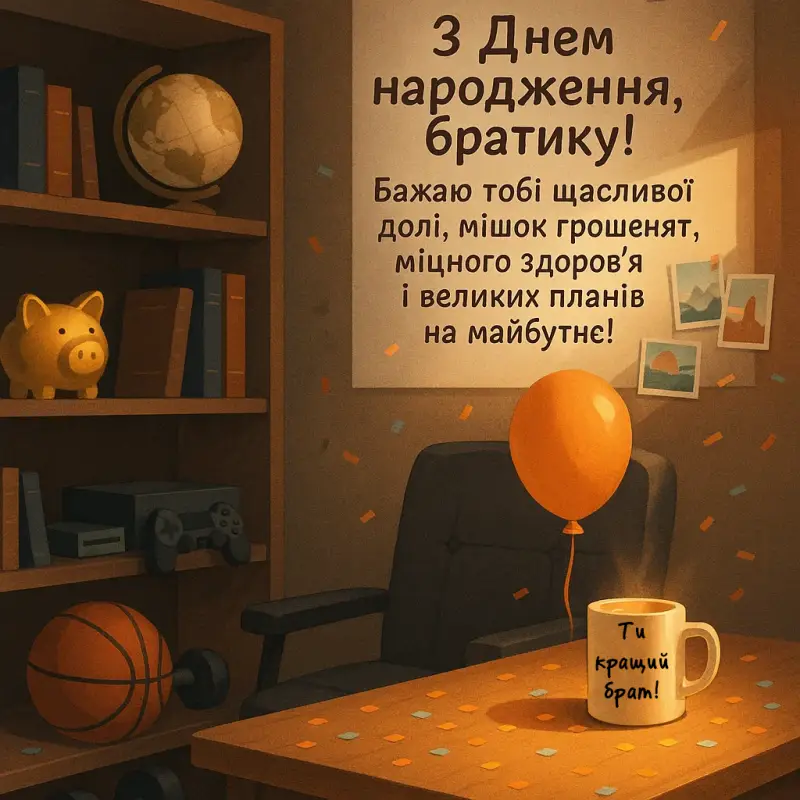 Зворушливе привітання з днем народження брату
