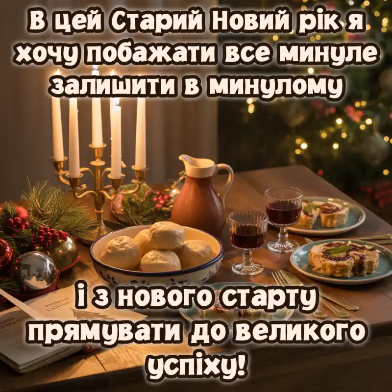 Привітання з Василем і старим Новим роком