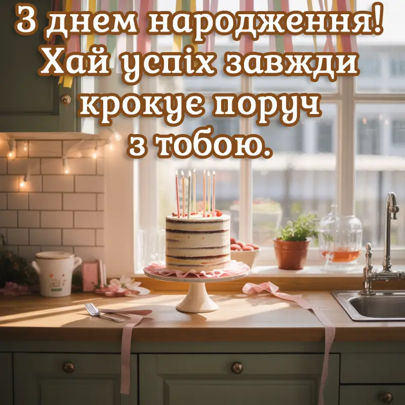 Короткі привітання з днем народження в картинках