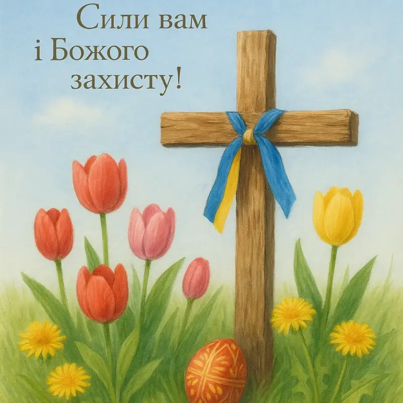 Привітання з Великоднем для ЗСУ