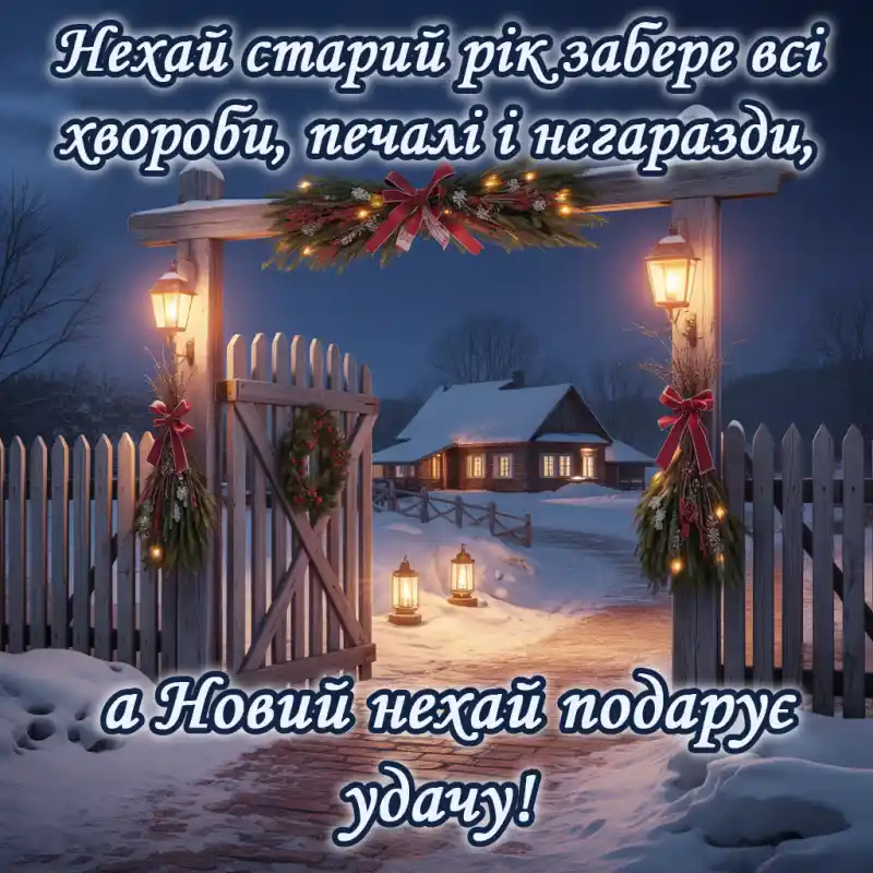 Привітання з Василем і старим Новим роком