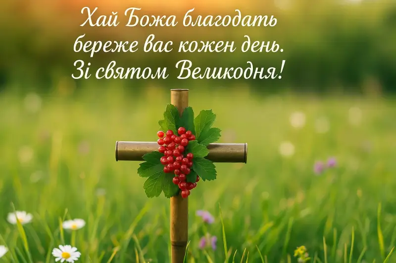 Привітання з Великоднем для ЗСУ