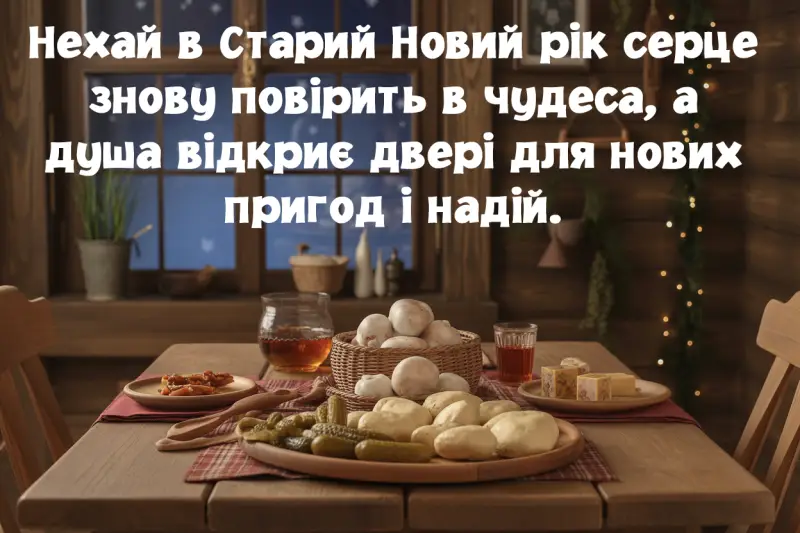 Привітання з Василем і старим Новим роком